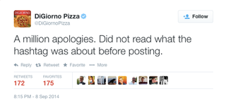 Illustration for article titled DiGiorno Crashes Discussion on Domestic Violence With Pizza Joke